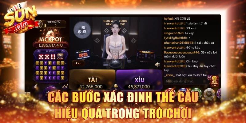 Các bước xác định thế cầu hiệu quả trong trò chơi