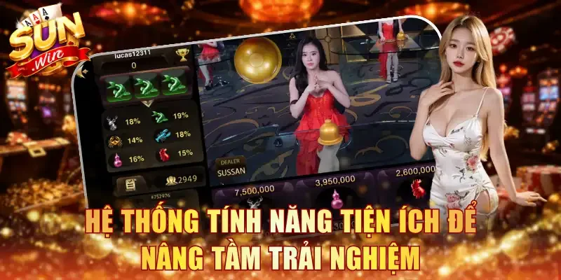 Hệ thống tính năng tiện ích để nâng tầm trải nghiệm